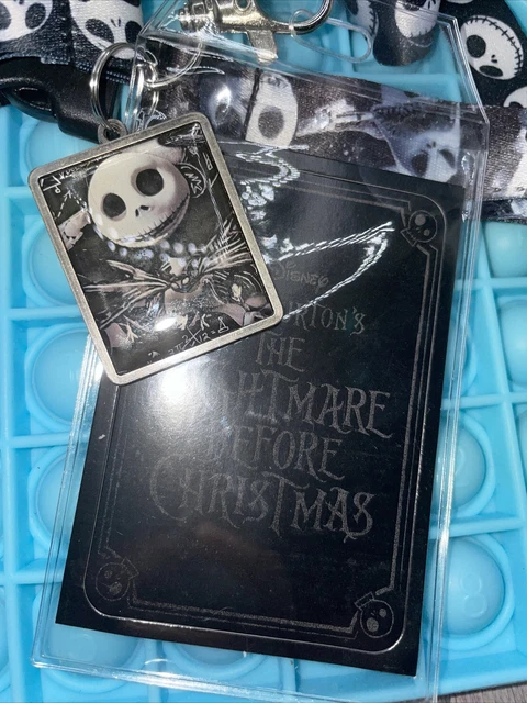 The Nightmare Before Christmas Jack Skellington Lanyard w/ ID Badge