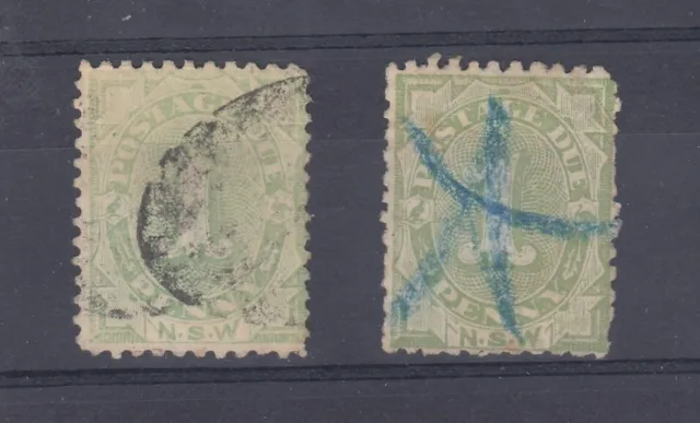 Australia QV 1892 1/2d 1d Postage Dues SGD1/D2 Fine Used JK866