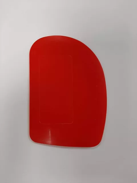 Professional Plastic Red Dough Scraper 105x160mm Baking Dough cutter