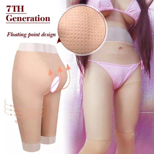 Angzhi Silicone Panty Fake Vagina Thicken Hip Underwear Transgender Crossdresser