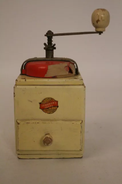 Kaffeemühle Leinbrock`s Ideal feinmahlendes Stahlmahlwerk Kurbel-Kaffeemühle (2)