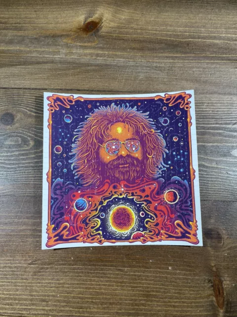 “Jerry Garcia” Art Screen Print Poster By Helen Kennedy Grateful Dead Provisions