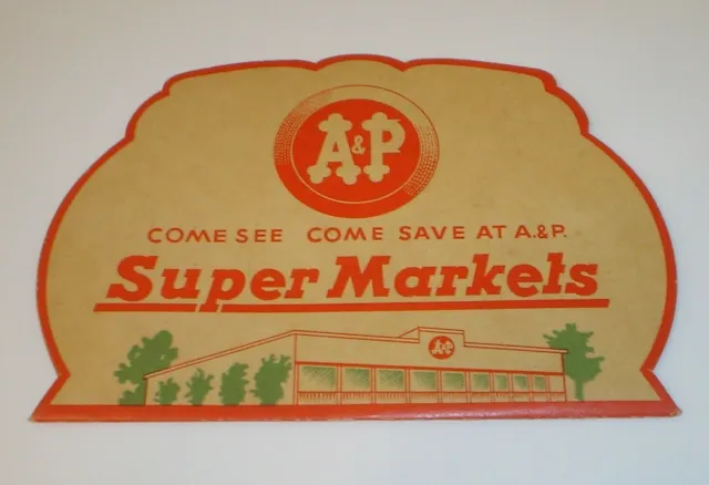 Vintage A&P Ann Page Super Markets Cardboard Sewing Needle Kit Made In Germany