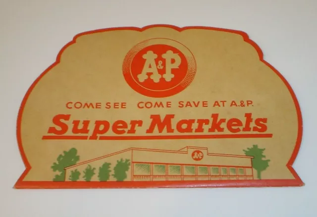 Vintage A&P Ann Page Super Markets Cardboard Sewing Needle Kit Made In Germany