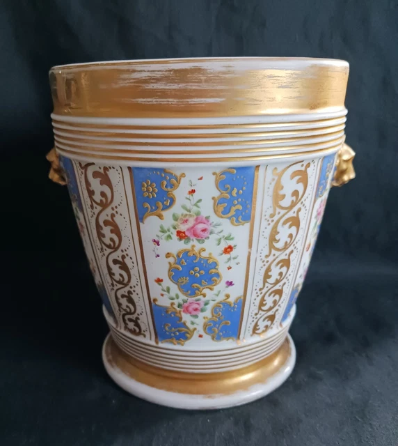 CACHE POT XIX siècle En Faience De Paris EUR 70,00 - PicClick FR