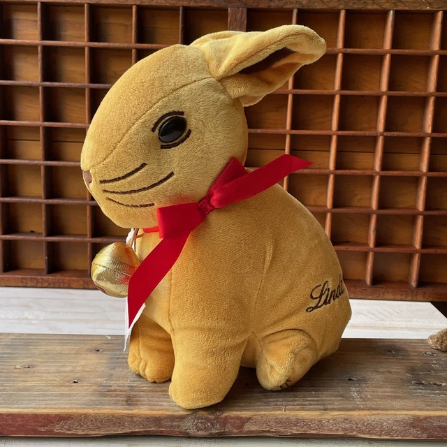 Comparrtment LINDT GOLD BUNNY Plush Soft Toy Zip Compartment 2014 NO Chocolates 10 ...