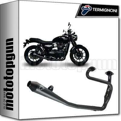 Termignoni T01008040IIA KIT POT LIGNE TERMIGNONI TRIUMPH TRUXTON 2018 CONICAL INOX/INOX 