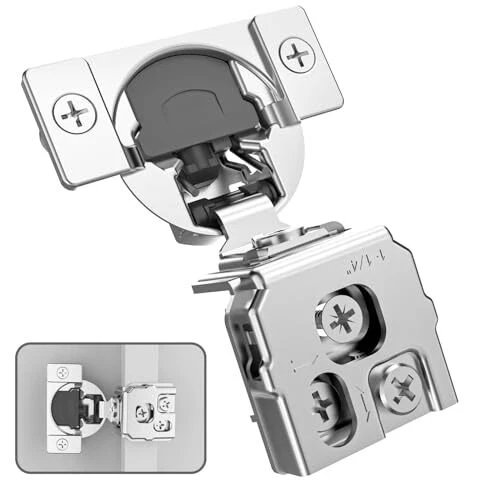 10 PACK 11/4& inch Overlay Soft Close Hinges Stainless Steel