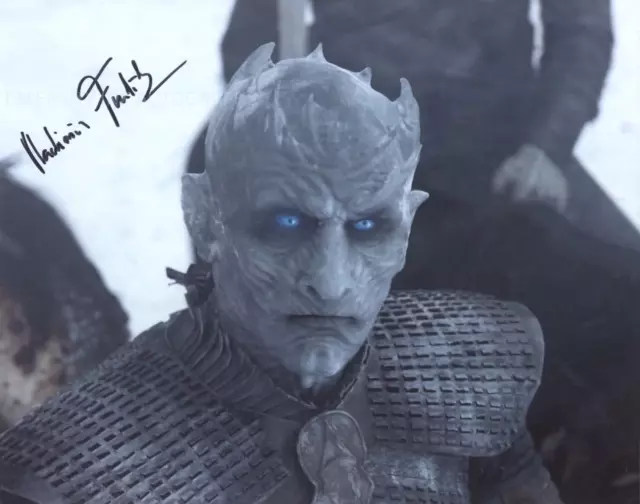 VLADIMIR FURDIK as the Night King - Game Of Thrones GENUINE SIGNED AUTOGRAPH