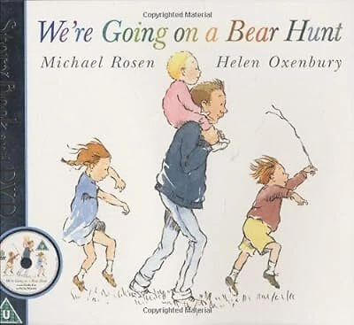 WERE GOING ON a Bear Hunt (Book & DVD), Rosen, Michael, Used; Good Book