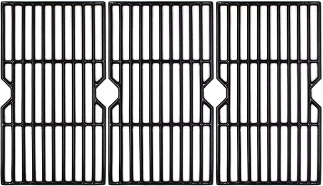 16 15/16" Porcelain Coated Cast Iron Grill Grates Cooking Grid Replacement👍👍👍