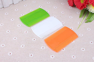 3PCS Double Sided  Durable For Head Lice Detection Comb Pet Dog Flea 3