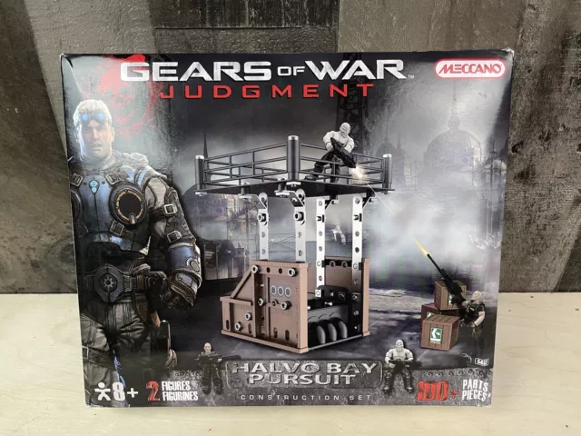 Gears of War Meccano Halvo Bay Pursuit Construction Set 100+ Pieces Collectible