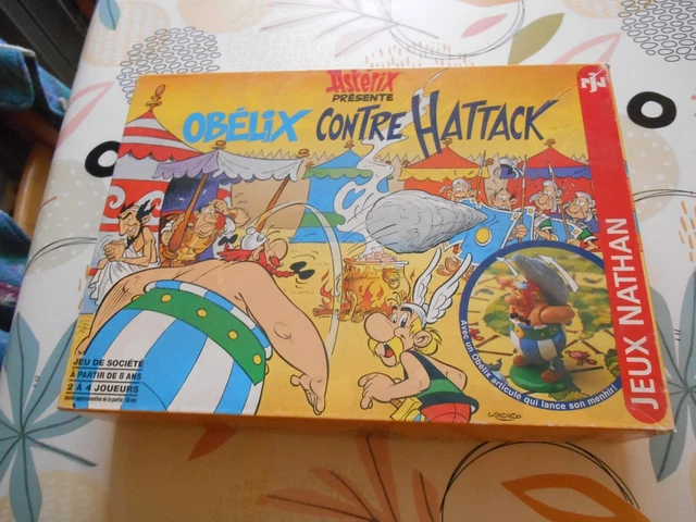 FIGURINE VINTAGE HUILOR 1967 Astérix PANORAMIX le Druide pvc 5 cm EUR