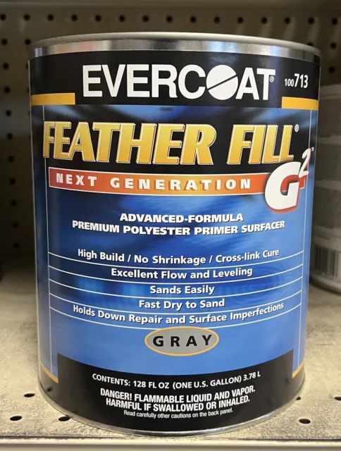EVERCOAT 713 FEATHER FILL G2 100713 High-Build Polyester Primer Surfacer(1 gal)