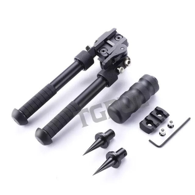 4.75- 9" Foldable Adjustable Bipod Combination for M-lok System US 2