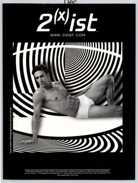 2XIST UNDERWEAR FOR Men Promo 2001 Full Page Print Ad £11.35
