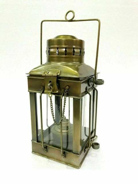 Nautische Maritime Antik Messing Öllampe Schiff Laterne Boot Schiff Licht Lampe