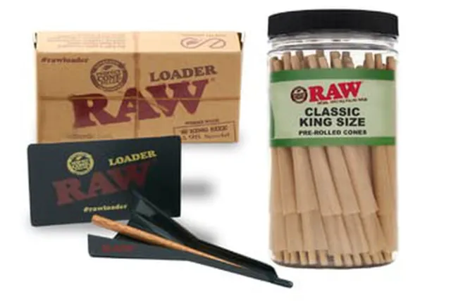 RAW Cones Classic King Size Kit: 100 Pack & Cone Loader Bundle