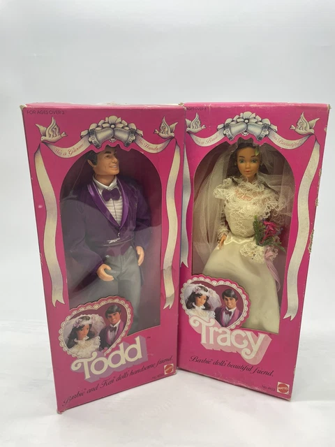 Barbie 1982, Dream Date Barbie, P.J. et Ken Fabriqué à Taïwan NRFB