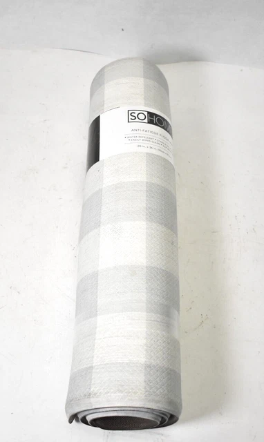 So Home Anti Fatigue Floor Mat 20" x 36" Foam Pad Happiness Is Homemade