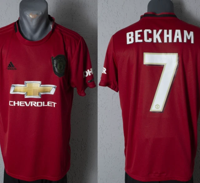 Maillot Manchester United 2019/2020 – Domicile – Beckham #7 – Adidas 2XL