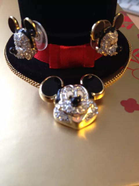 Superbe parure Mickey (Disney) strass Swarovski 2