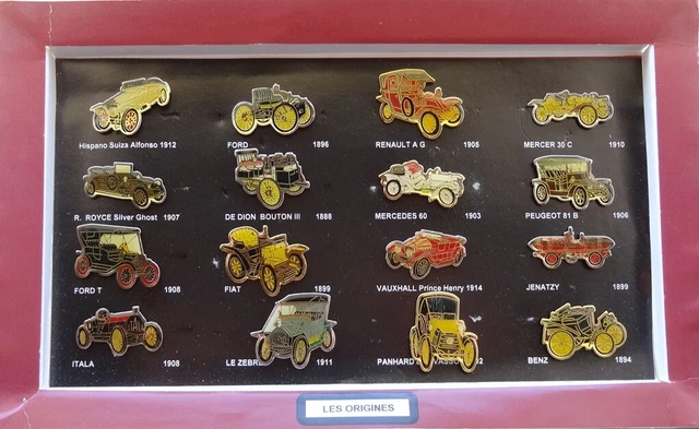 Collection Complète De 176 Pin's Voitures – Éditions Atlas – Échelle 1:76 – Neufs