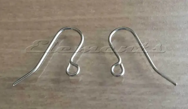 200 PCS/100 Pairs Earring Hooks Hypoallergenic 925 Sterling Silver 18K Gold  Ear Wires Fish Hooks