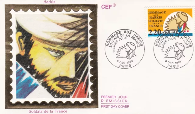 France 1989 Fdc Hommage Aux Harkis Yt 2613