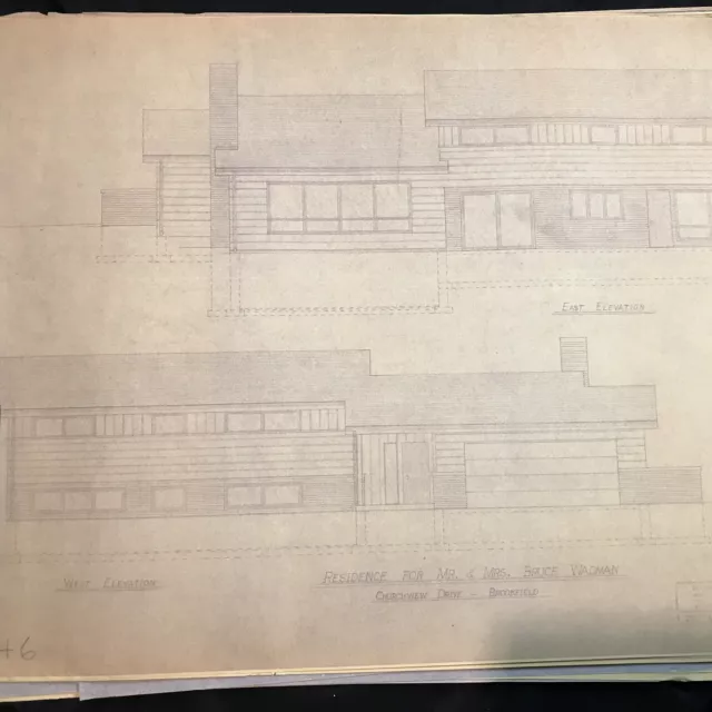 De colección 1965 especificaciones para el hogar planos de casa planos de construcción 7 hojas