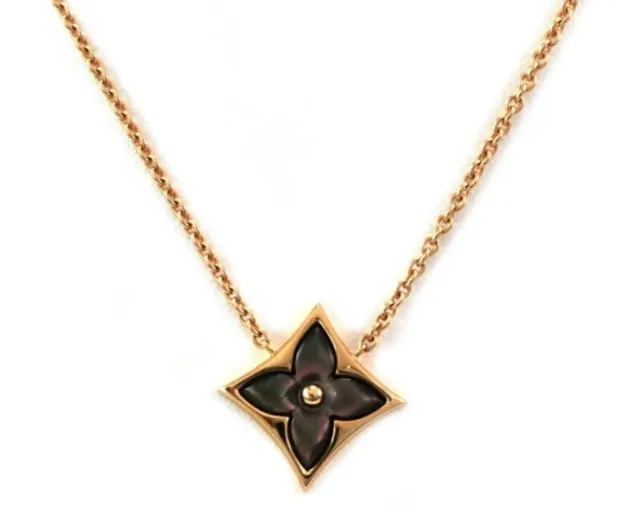 Louis Vuitton Idylle Blossom Necklace, Pink Gold and Diamonds. Size NSA