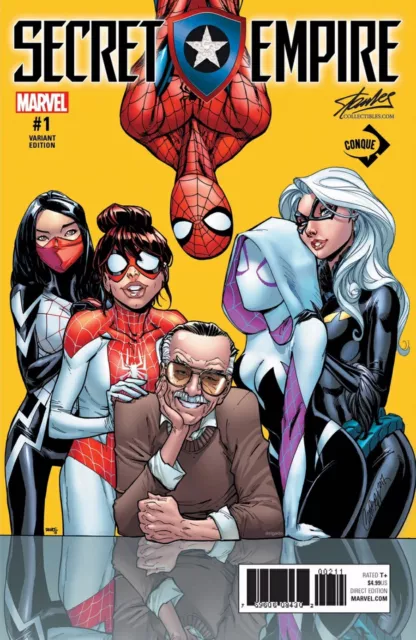 Secret Empire 1 J Scott Campbell Ramos Conque Stan Lee B Variant Nm