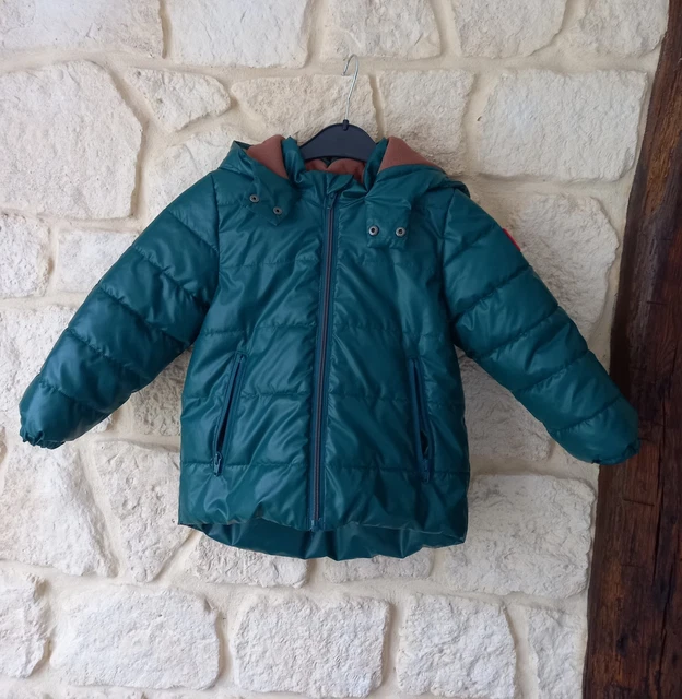 Manteau ML à capuche lettre A CATIMINI taille 3ans