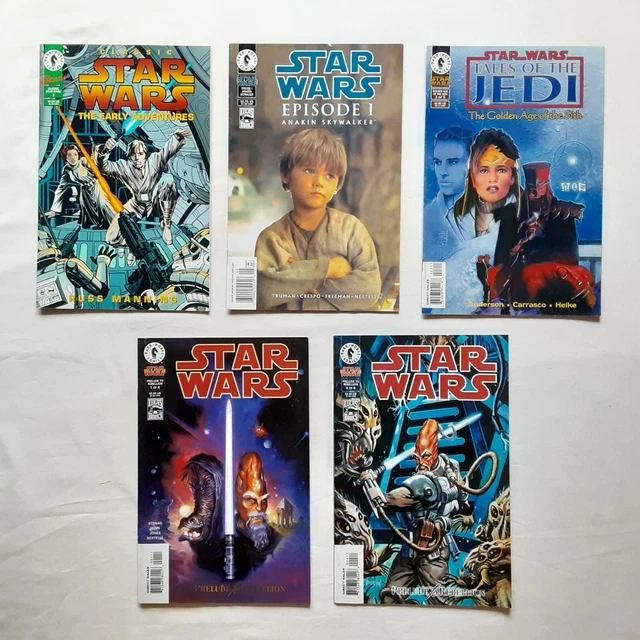 Lot of 5 STAR WARS Comics Dark Horse - Prelude to Rebellion - Golden Age Sith