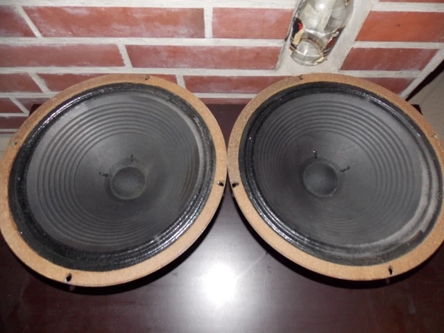 1 Paar Celestion G12s T1252 v. 27.2.69 Pulsonic cone 003