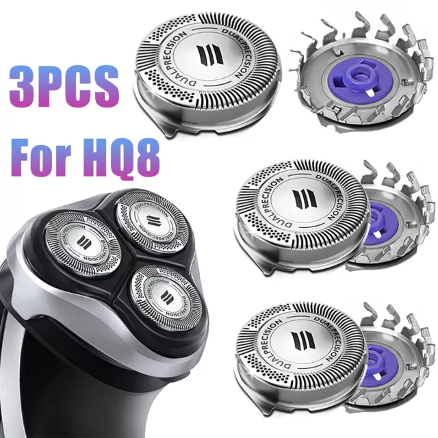 For HQ8 AT890 Shaver Electric Razor Blades Heads Cutter Replacement 3x