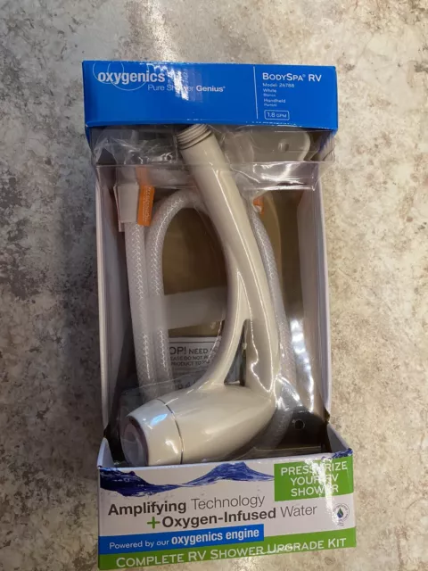 Oxygenics BodySpa RV 26788 2-Spray Handheld Shower Head for RV / Camper - White