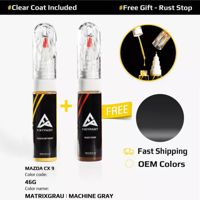 Car Touch Up Paint For MAZDA CX 9 Code: 46G MATRIXGRAU | MACHINE GRAY