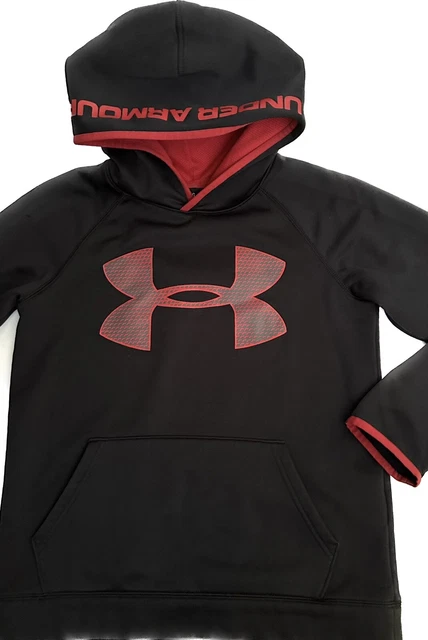 Under Armour Storm Loose Fit Gray Pullover Hoodie Boy’s Youth Size Large