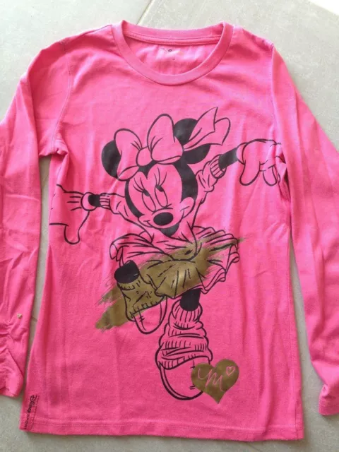 tee shirt ML DISNEY rose. Taille 10 ans