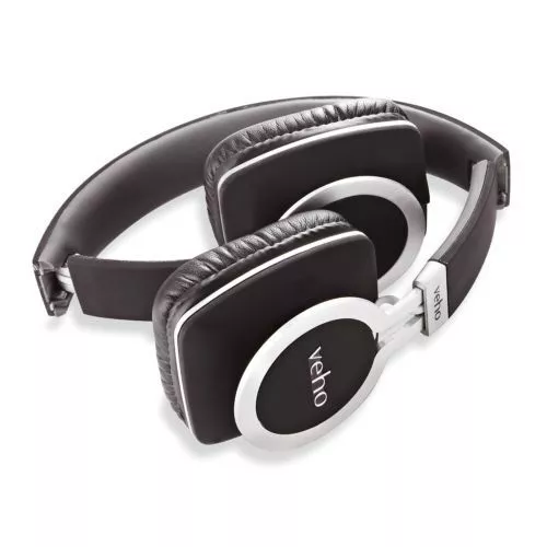 Casque en aluminium designer Veho Vep-008-z8 360&deg Z8 neuf stéréo noir