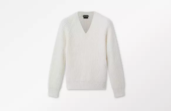 TOM FORD CASHMERE RIB V NECK KNIT Sweater top Jumper - BNWT-RRP$3,100 ...