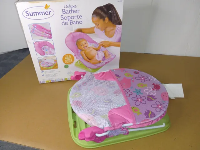 Summer Deluxe Baby Bather 3 Positions & Machine Washable Fabric - BRAND NEW!