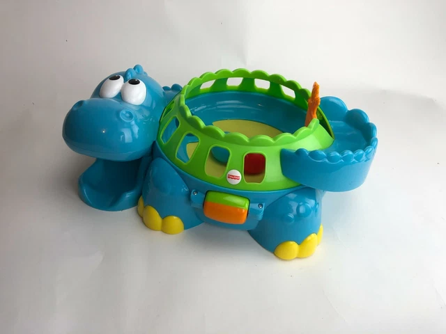 FISHER PRICE GO BABY Go Poppity Pop Musical Dino with 3 Balls