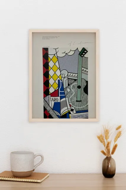 Roy Lichtenstein, Orig. Print Hand Signed Litho with COA & Appraisal of $3,500