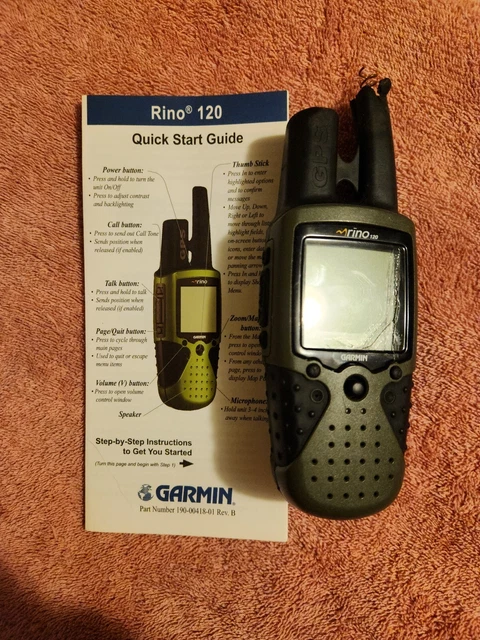 Garmin Rino 120 Gps 2-Way Radio