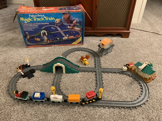 Fisher price magic track train sales
