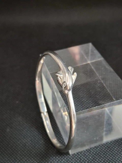 Bracelet Oriental Ancien En Argent - Origine Algérie, Avec Pendeloques, Occasion