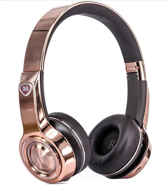 MONSTER ELEMENTS WIRELESS /Wired On-ear Headphones Platinum $56.56